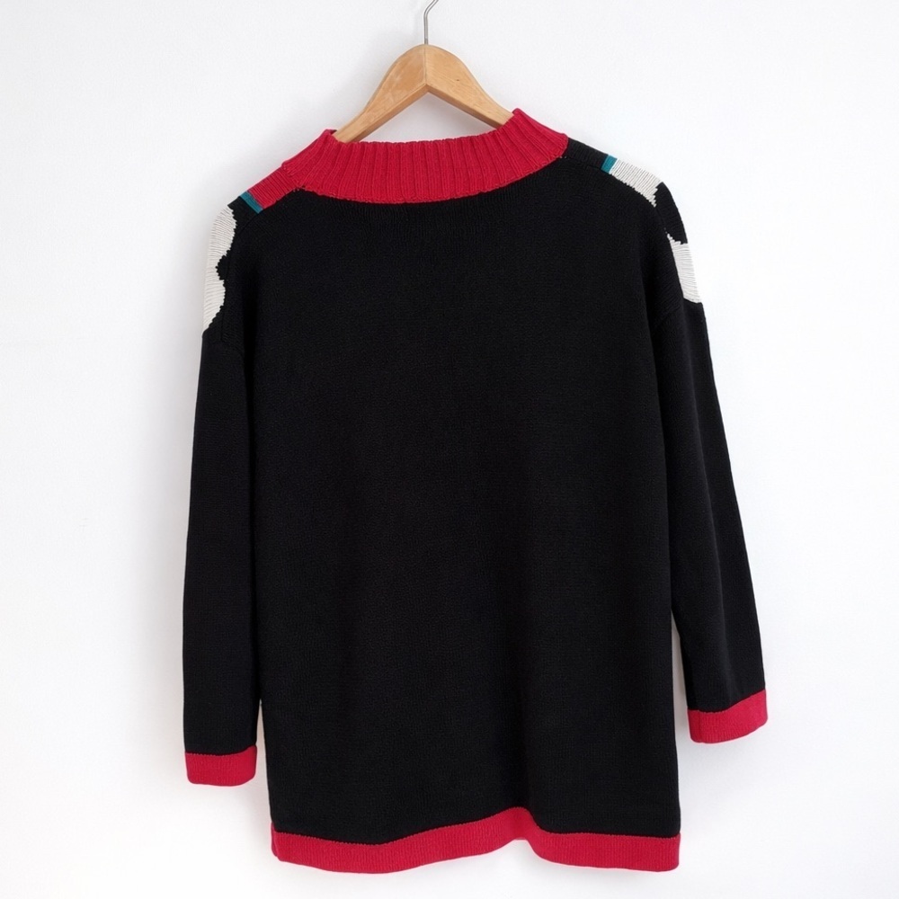 Vintage Playing Card Sweater - 100% Cotton - Size SP (Fits M) - Picture 2 of 5